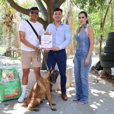 Israel Santillán fortalece el bienestar animal con más adopciones responsables