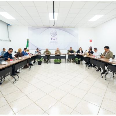 Miguel Ángel Navarro encabeza Mesa de Seguridad en instalaciones de la FGR en Nayarit
