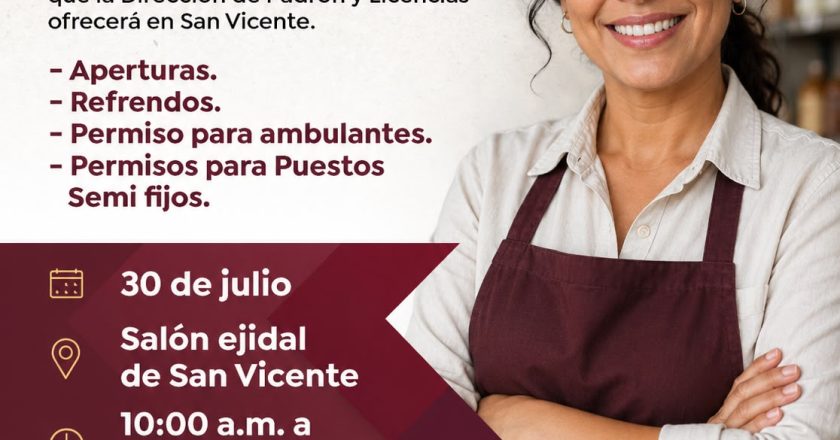 Gobierno de Bahía de Banderas llevará servicios de Padrón y Licencias a San Vicente
