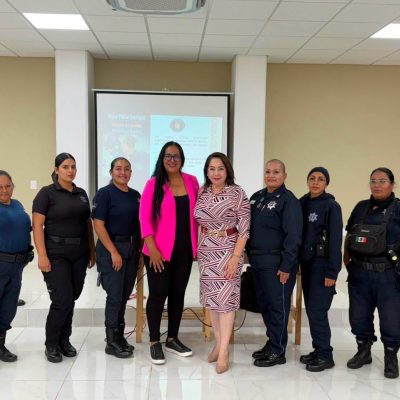 Funcionarias y policías mujeres de Xalisco recibieron capacitación en la SSPC