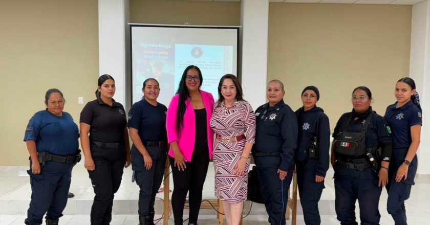 Funcionarias y policías mujeres de Xalisco recibieron capacitación en la SSPC