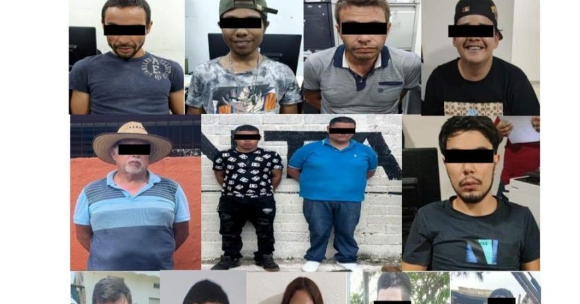 Marina y fuerzas federales detienen a 10 personas. Aseguran armas, vehículos y equipos de comunicación