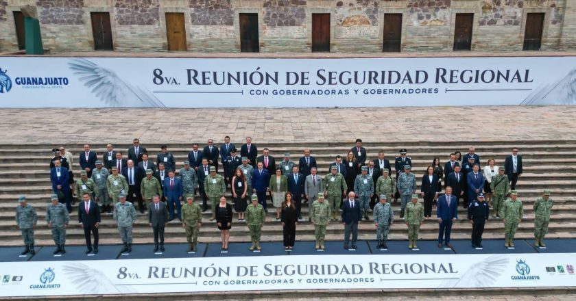 Miguel Ángel Navarro participa en la 8.ª Reunión de Seguridad Regional en Guanajuato
