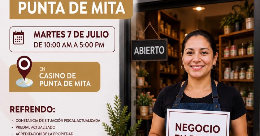 Gobierno de Bahía de Banderas acerca jornada de regularización comercial a Punta de Mita