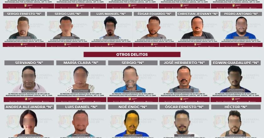 Mantiene Fiscalía General resultados en la persecución del delito