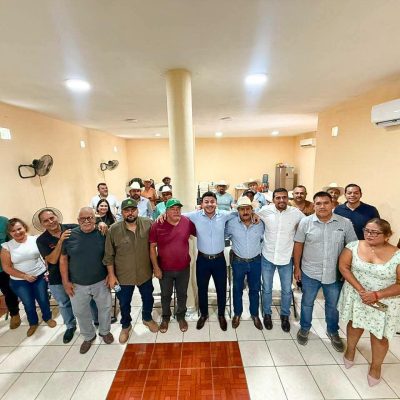 Israel Santillán fortalece el trabajo conjunto con los núcleos agrarios de Bahía de Banderas