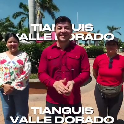 Refrenda Israel Santillán su respaldo a los comerciantes de Bahía de Banderas