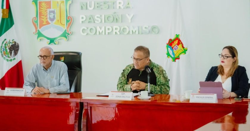 Miguel Ángel Navarro fortalece la coordinación institucional para preservar la paz en Nayarit