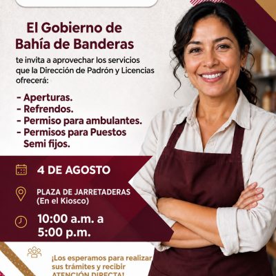 Gobierno de Bahía de Banderas acercará los servicios de Padrón y Licencias a Jarretaderas