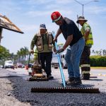 Gobierno de Bahía de Banderas mantiene trabajos de bacheo y reencarpetamiento