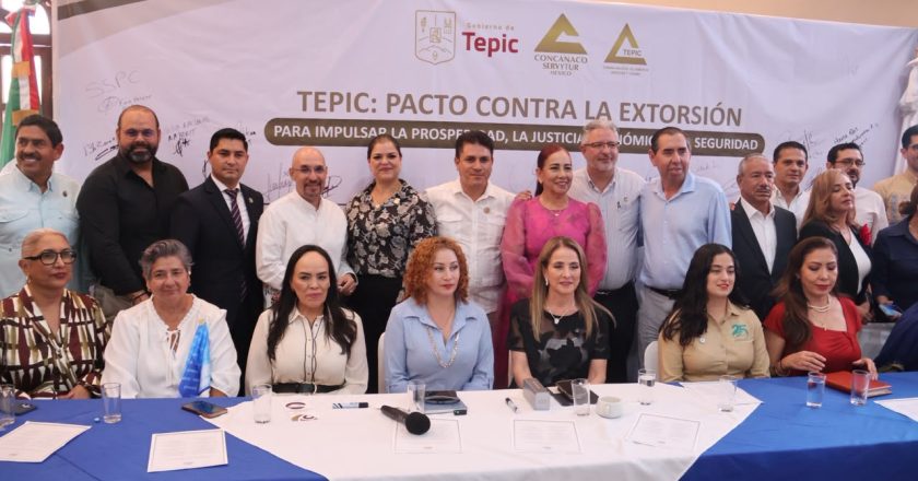 Gobierno de Tepic se une al pacto contra la extorsión