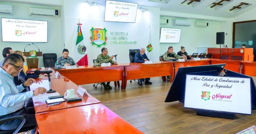 Encabeza Miguel Ángel Navarro Mesa Estatal de Construcción de la Paz y Seguridad para fortalecer la tranquilidad de los nayaritas