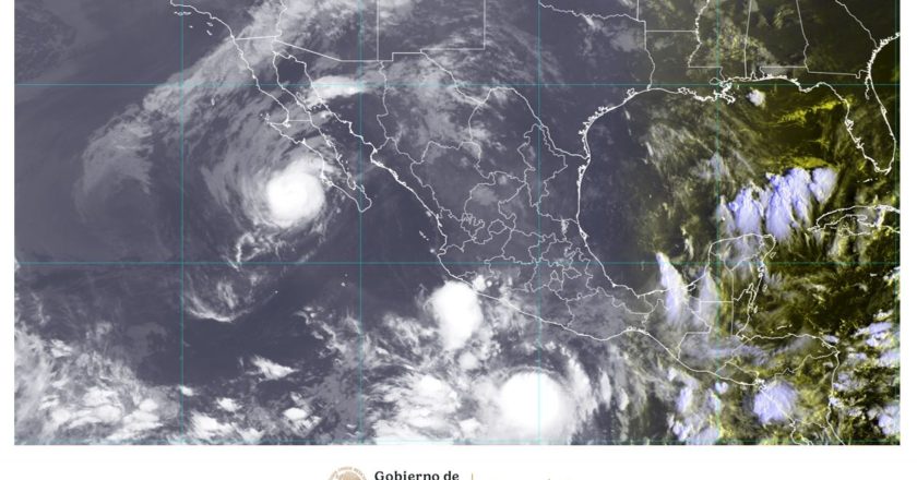 Polo ocasionará lluvias torrenciales en Baja California Sur y Sonora, muy fuertes en Sinaloa y Chihuahua y fuertes en Baja California