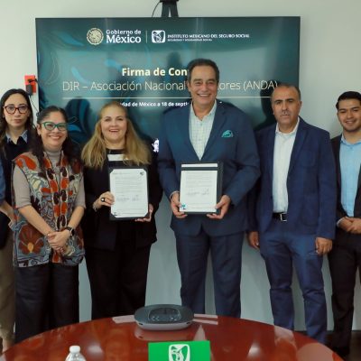 IMSS y ANDA firman convenio para la incorporación voluntaria al Régimen Obligatorio de trabajadores de la actuación