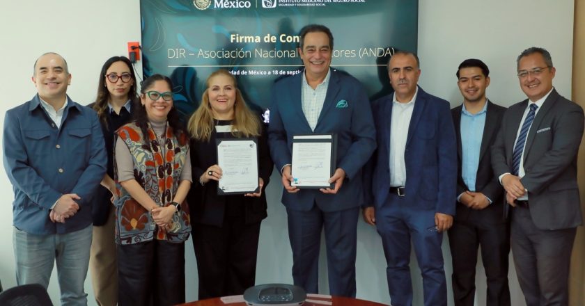 IMSS y ANDA firman convenio para la incorporación voluntaria al Régimen Obligatorio de trabajadores de la actuación