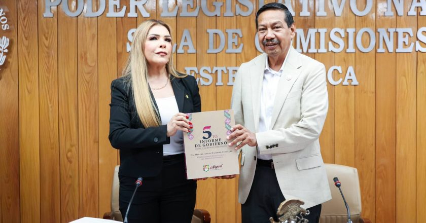 Recibe Poder Legislativo V Informe de Gobierno