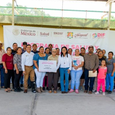 DIF Nayarit continúa fortaleciendo a la comunidad de El Jaral, en Jala
