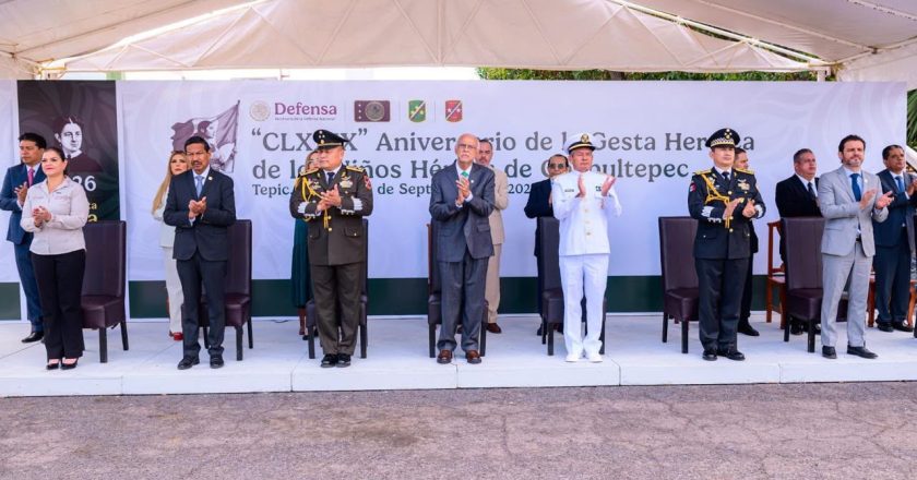 Miguel Ángel Navarro conmemora a los Niños Héroes y honra su legado de valor y amor a México