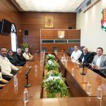 Miguel Ángel Navarro revisa avances en seguridad con representantes del SESNSP