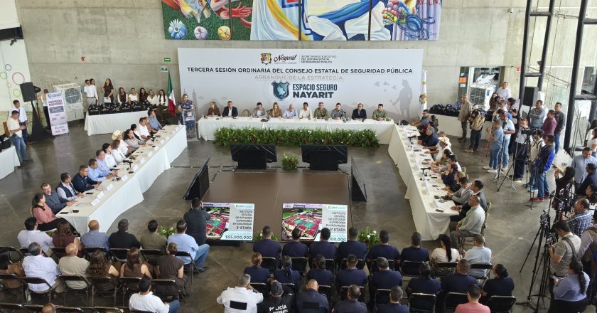 Participa Israel Santillán en la Tercera Sesión Ordinaria del Consejo Estatal de Seguridad Pública