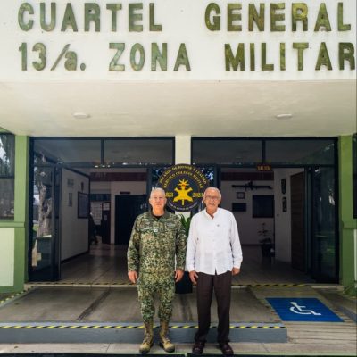 Miguel Ángel Navarro y secretario de la Defensa Nacional refuerzan la coordinación por la seguridad de Nayarit