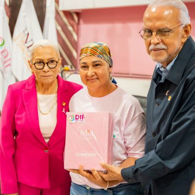 Miguel Ángel Navarro y Beatriz Estrada refrendan su compromiso con las mujeres que enfrentan el cáncer
