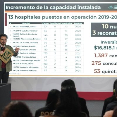 Presenta Zoé Robledo 12 acciones en 120 días para mejorar la atención médica y las condiciones laborales en el IMSS