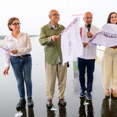 Miguel Ángel Navarro participa en la inauguración del Puente Amado Nervo que conecta a Nayarit y Jalisco