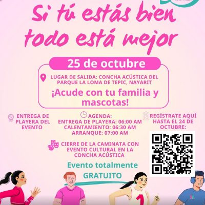 ¡Únete a la 2.ª caminata “¡Si tú estás bien, todo está mejor”!